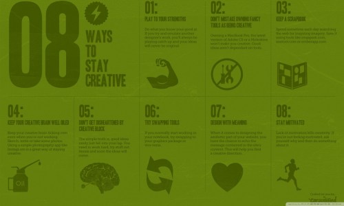 8 ways to stay creative wallpaper 1280x768