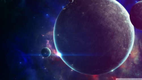 Close planets art wallpaper 1920x1080