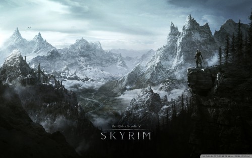 The elder scrolls v skyrim video game wallpaper 1920x1200