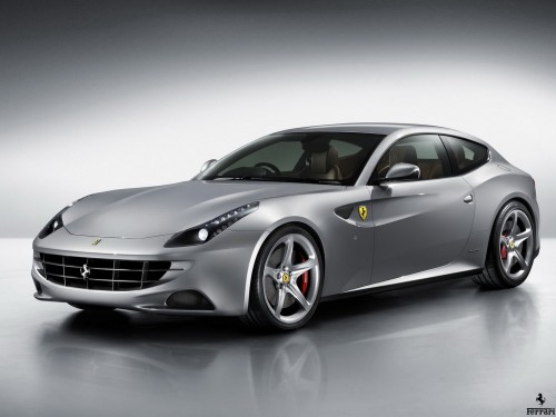 Ferrari ff grise 2013 fond ecran