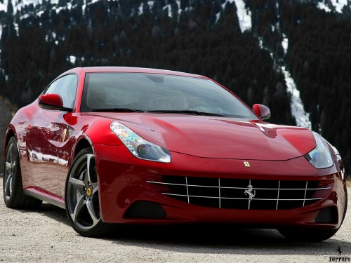 Ferrari ff rouge 2013 fond ecran
