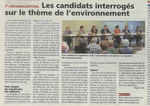 legislatives environnement