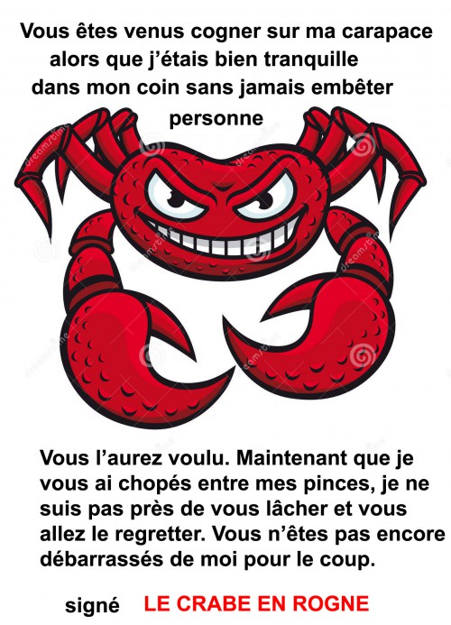 CRABE HUMOUR