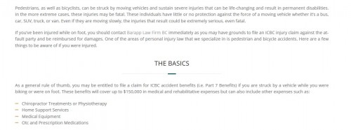 Barapp Law Firm BC
510 W Hastings St
Vancouver, BC V6B 1L8
(604) 900-7985

https://barappinjurylawbc.ca/vancouver/