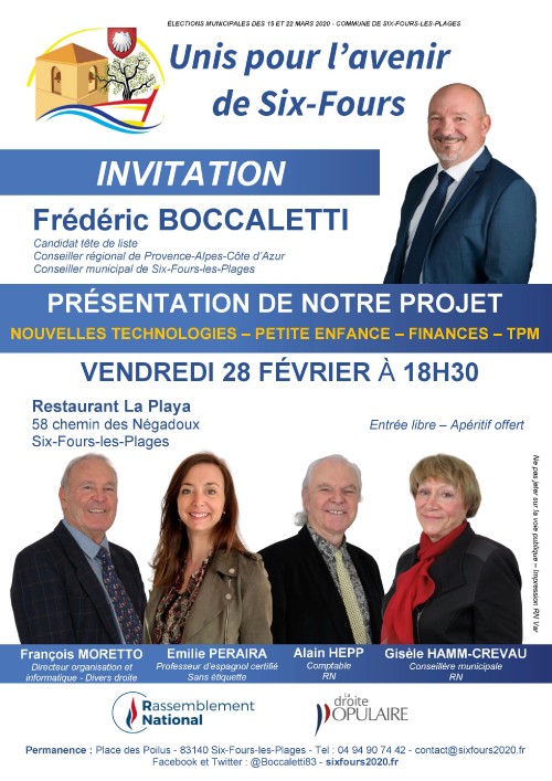 Invitation 28 février les playes