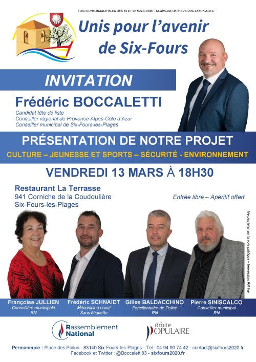 Invitation 13 mars La Coudoulière A5