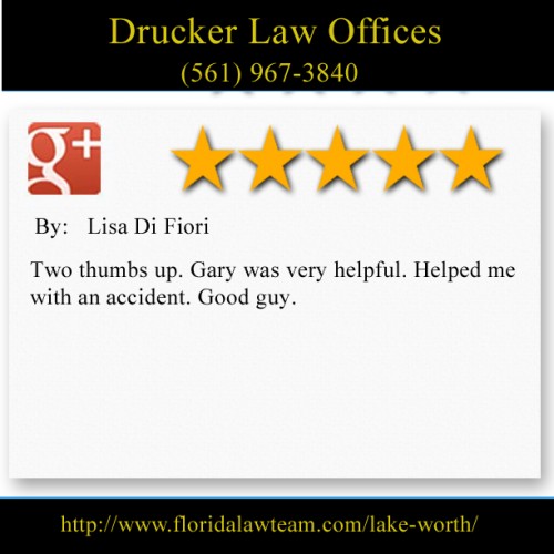 Drucker Law Offices
8461 Lake Worth Road #437
Lake Worth, FL 33467
(561) 967-3840

http://www.floridalawteam.com/lake-worth/