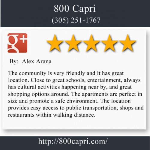 800 Capri
800 Capri St.
Coral Gables, FL 33134
(305) 251-1767

http://800capri.com/