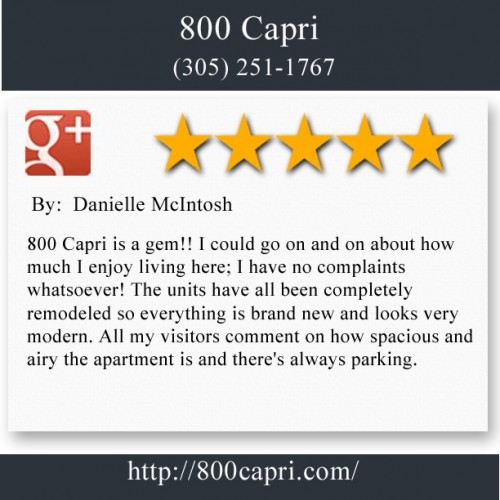 800 Capri
800 Capri St.
Coral Gables, FL 33134
(305) 251-1767

http://800capri.com/