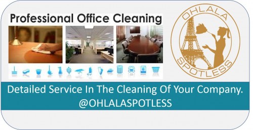 Oh La La Spotless, Inc
7500 NW 25th St, Ste 257
Miami, FL 33122
(305) 985-0345

https://ohlalaspotless.com/commercial-office-cleaning-miami/