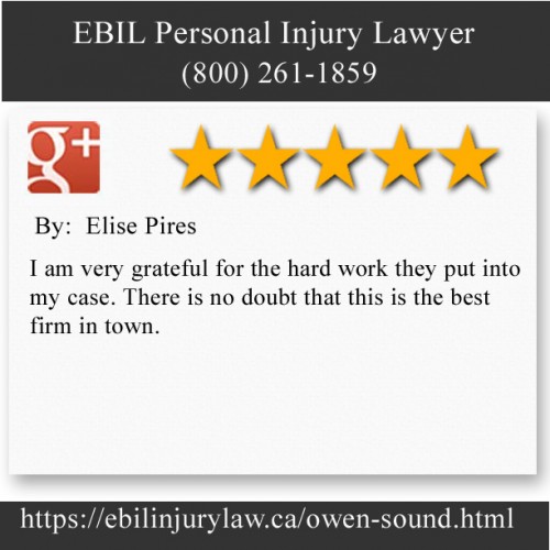 EBIL Personal Injury Lawyer
828 3rd Ave E, Unit 2A
Owen Sound, ON N4K 2K5
(800) 261-1859

https://ebilinjurylaw.ca/owen-sound.html