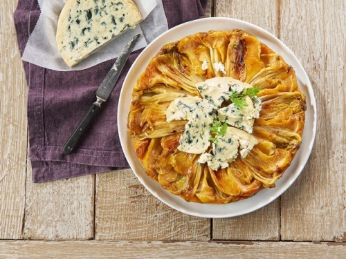 Tarte tatin endives pomme au fromage