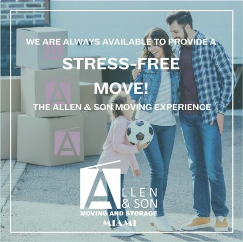 Allen & Son Moving & Storage
2400 W 84th St Suite16
Hialeah, FL 33016
(305) 456-5189